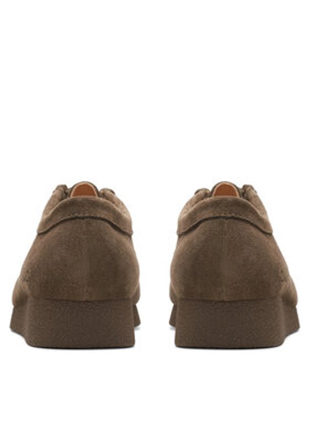Clarks Półbuty WallabeeEVOSh 26174748 Brązowy. Kolor: brązowy. Materiał: zamsz, skóra
