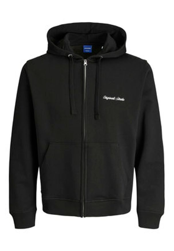 Jack & Jones Bluza Norrebro Emb 12282901 Czarny Regular Fit. Kolor: czarny. Materiał: bawełna