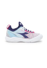 Buty tenisowe damskie Diadora Speed Blushield Fly 4 AG. Kolor: wielokolorowy, biały, fioletowy, różowy. Sport: tenis