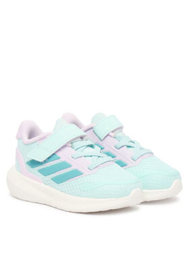 Adidas - adidas Sneakersy Runfalcon 5 JP9408 Zielony. Kolor: zielony. Materiał: materiał