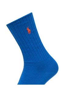 Polo Ralph Lauren Skarpety długie 455846847005 Niebieski. Kolor: niebieski. Materiał: materiał, bawełna