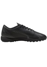 Buty piłkarskie dla dzieci Puma Ultra Play Tt Jr. Zapięcie: sznurówki. Kolor: brązowy, czarny, wielokolorowy. Materiał: guma, syntetyk, tkanina, materiał. Szerokość cholewki: normalna. Sport: piłka nożna