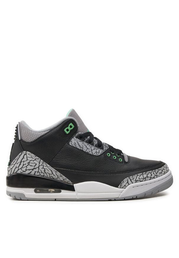 Nike Sneakersy Air Jordan 3 Retro CT8532 031 Czarny. Kolor: czarny. Materiał: skóra. Model: Nike Air Jordan