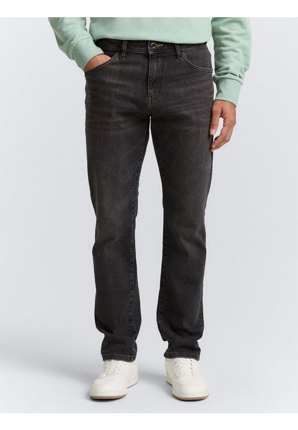 Męskie Spodnie Jeansowe Tom Tailor TTJOSH REGULAR grey denim 1048363 10210