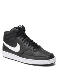 Nike Sneakersy Court Vision Mid Nn DN3577 001 Czarny. Kolor: czarny. Materiał: skóra. Model: Nike Court #6