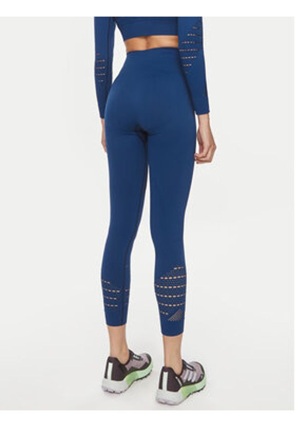 Brubeck Legginsy LE1291W Niebieski Slim Fit. Kolor: niebieski. Materiał: syntetyk