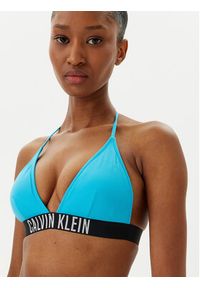 Calvin Klein Swimwear Góra od bikini KW0KW02854 Niebieski. Kolor: niebieski. Materiał: syntetyk #3