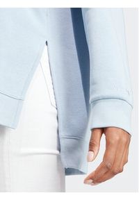 Adidas - adidas Bluza All SZN Fleece Graphic IL3238 Błękitny Loose Fit. Kolor: niebieski. Materiał: bawełna #4
