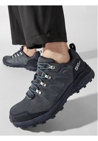 Jack Wolfskin Trekkingi Refugio Texapore Low M 4049851 Szary. Kolor: szary. Materiał: skóra. Sport: turystyka piesza