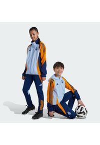 Adidas - Spodnie Real Madrid Tiro 24 Competition Training Kids. Kolor: pomarańczowy, niebieski, wielokolorowy. Materiał: materiał. Sport: fitness, piłka nożna