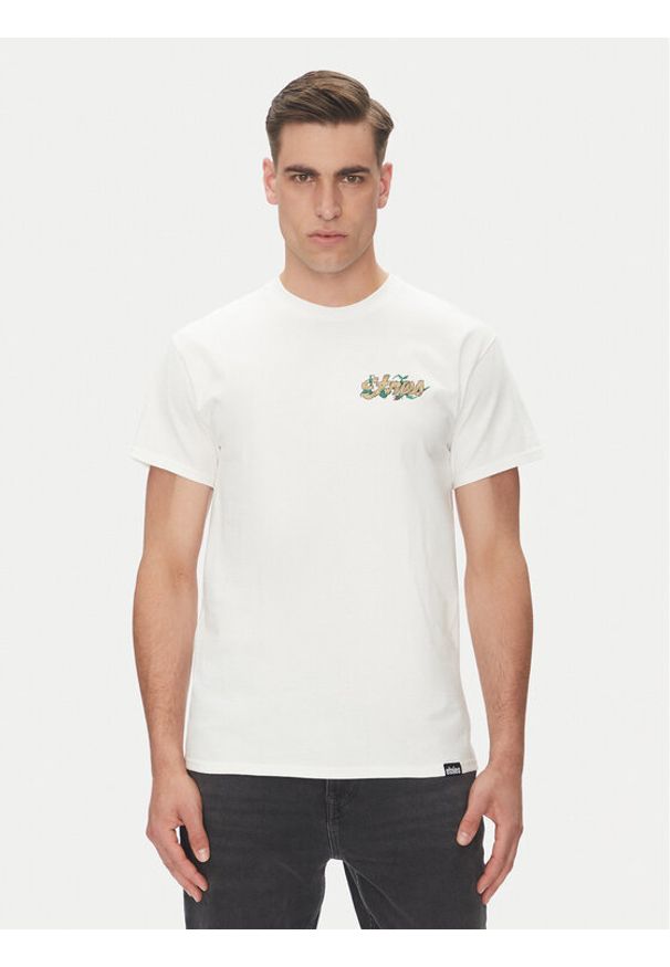 Etnies T-Shirt Rose Arrow 4130004131 Biały Regular Fit. Kolor: biały. Materiał: bawełna
