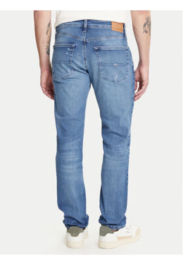 Tommy Jeans Jeansy Scanton DM0DM21903 Niebieski Slim Fit. Kolor: niebieski