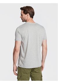 Alpha Industries T-Shirt Basic 188505 Szary Regular Fit. Kolor: szary. Materiał: bawełna