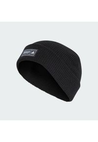 Adidas - Czapka typu beanie Essentials Cuffed. Kolor: biały, wielokolorowy, czarny. Materiał: dzianina