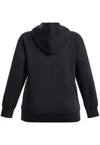 Under Armour - Damska Bluza Z Kapturem Rival Fleece Hoodie. Typ kołnierza: kaptur. Kolor: czarny