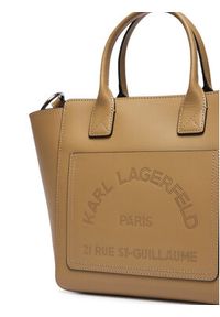Karl Lagerfeld - KARL LAGERFELD Torebka B3W30093 Beżowy. Kolor: beżowy. Materiał: skórzane #2