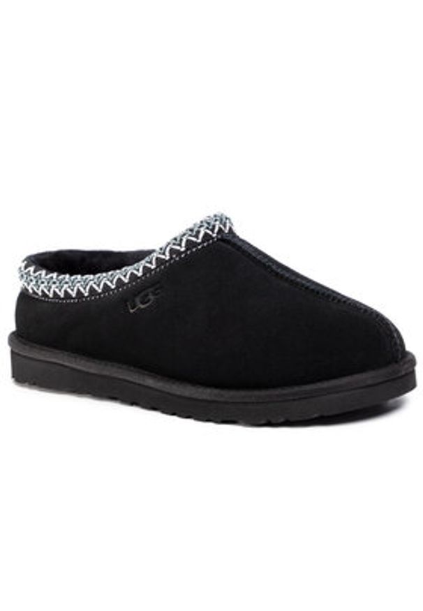 Ugg Kapcie M Tasman 5950 Czarny. Kolor: czarny. Materiał: skóra