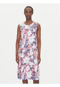 Olsen Sukienka codzienna 13002036 Kolorowy Regular Fit. Okazja: na co dzień. Materiał: bawełna. Wzór: kolorowy. Typ sukienki: proste. Styl: casual #1