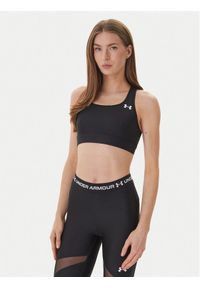 Under Armour Biustonosz sportowy HeatGear® 6011151 Czarny. Kolor: czarny. Materiał: syntetyk #1