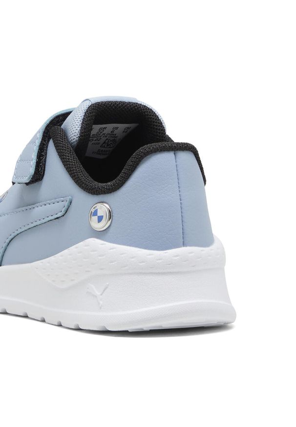 Puma - Sneakersy dla małych dzieci BMW M Motorsport Anzarun PUMA Blue Wash. Okazja: na co dzień. Zapięcie: pasek. Kolor: niebieski. Materiał: syntetyk. Szerokość cholewki: normalna