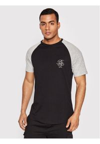 Brave Soul T-Shirt MTS-69MODELB Czarny Regular Fit. Kolor: czarny. Materiał: bawełna