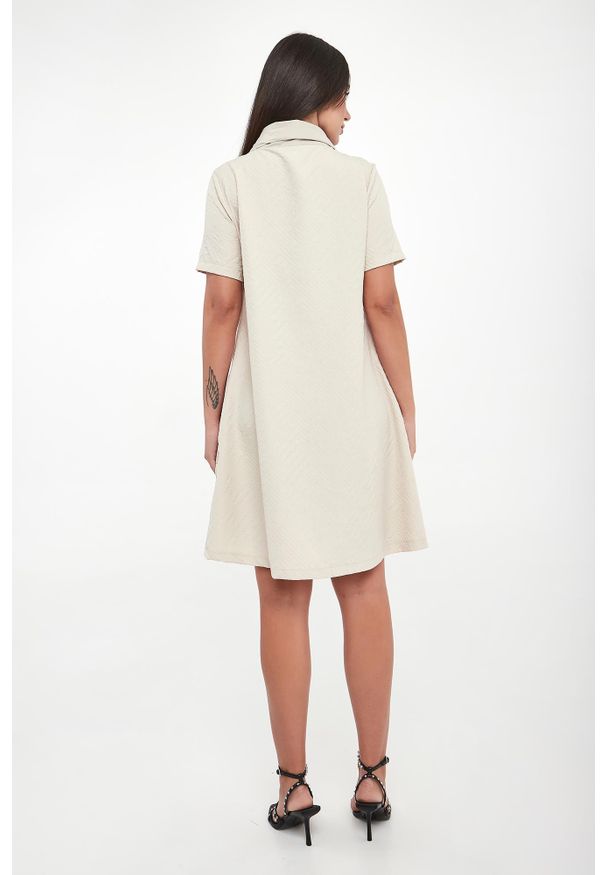 Joseph Ribkoff - Sukienka ze strukturalnej tkaniny JOSEPH RIBKOFF. Materiał: tkanina