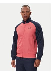 EA7 Emporio Armani Dres 7M000642 AF16072 MB221 Granatowy Regular Fit. Kolor: niebieski. Materiał: syntetyk #5