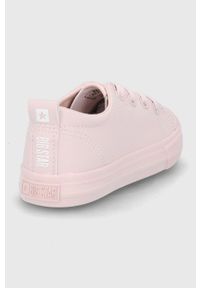 Big-Star - Big Star Tenisówki dziecięce kolor różowy. Nosek buta: okrągły. Zapięcie: sznurówki. Kolor: różowy. Materiał: guma #4