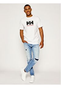 Helly Hansen T-Shirt Hh Logo 33797 Biały Regular Fit. Kolor: biały. Materiał: bawełna
