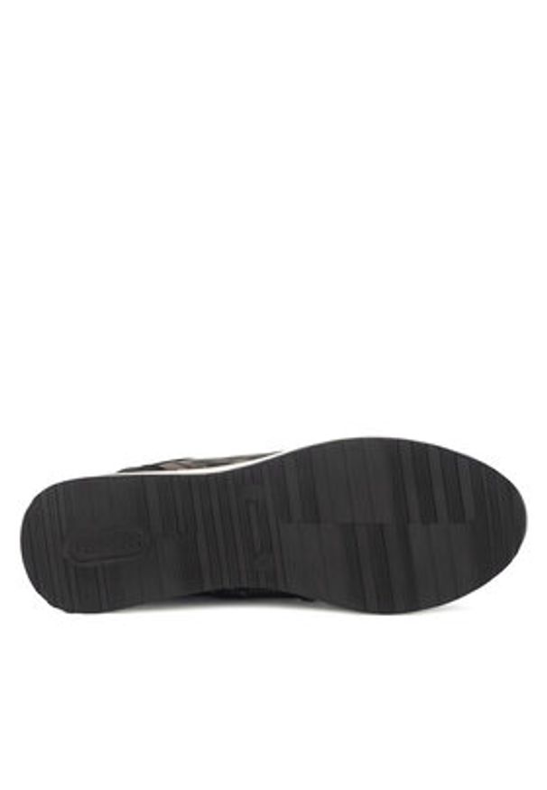 Remonte Sneakersy D1G71-03 Czarny. Kolor: czarny. Materiał: materiał