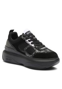 Liu Jo Sneakersy June 14 BF3065 PX390 Czarny. Kolor: czarny. Materiał: materiał