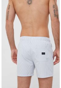 Hollister Co. szorty kąpielowe kolor niebieski. Kolor: niebieski. Materiał: tkanina #3