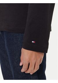TOMMY HILFIGER - Tommy Hilfiger Longsleeve UM0UM03651 Czarny Regular Fit. Kolor: czarny. Materiał: bawełna. Długość rękawa: długi rękaw