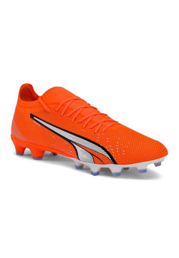 Buty do piłki nożnej męskie Puma Ultra Match Fgag. Kolor: niebieski, biały, wielokolorowy, pomarańczowy