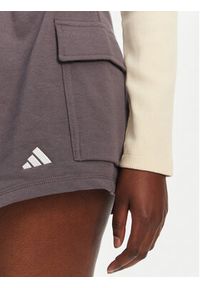 Adidas - adidas Kolarki Essentials 3-Stripes JD0915 Szary Slim Fit. Kolor: szary. Materiał: bawełna #3