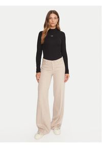 Guess Jeans Golf W5BP23 KA0H1 Czarny Slim Fit. Typ kołnierza: golf. Kolor: czarny. Materiał: bawełna #5