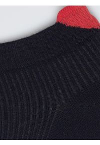 Big-Star - Stopki damskie z wiskozy z sercem czarne Lovelia 906. Kolor: czarny. Materiał: wiskoza. Wzór: ze splotem #2