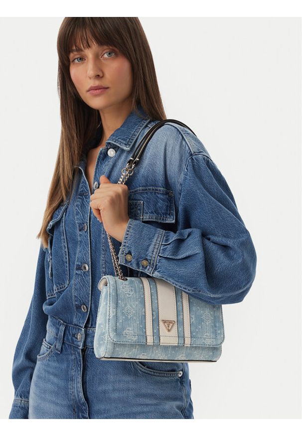 Guess Torebka Noelle II HWDL96 72210 Niebieski jasny. Kolor: niebieski