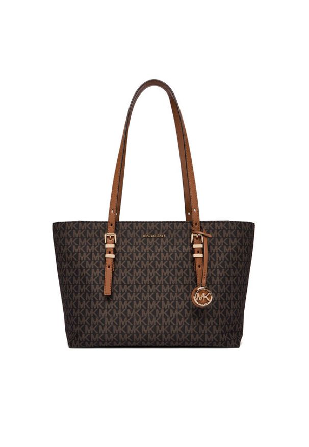 MICHAEL Michael Kors Torebka 30R6GQNT2C Brązowy. Kolor: brązowy. Materiał: skórzane