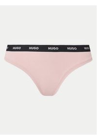 Hugo - HUGO Komplet stringów 50480150 Kolorowy. Materiał: bawełna. Wzór: kolorowy