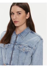 Tommy Jeans Kurtka jeansowa DW0DW17450 Niebieski Slim Fit. Kolor: niebieski. Materiał: bawełna #3
