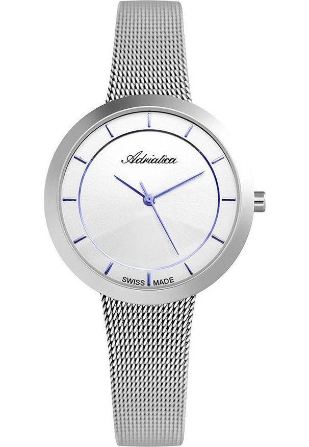 Zegarek Adriatica Zegarek damski Adriatica A3499.51B3Q srebrny. Kolor: srebrny