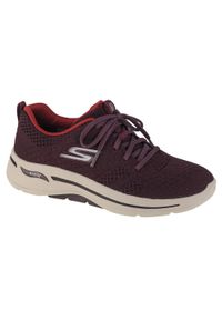 skechers - Buty do chodzenia damskie, Skechers Go Walk Arch Fit Unify. Kolor: czerwony. Sport: turystyka piesza #1