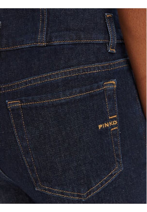 Pinko - PINKO Jeansy Scarlet 105718 A2UP Granatowy Slim Fit. Kolor: niebieski