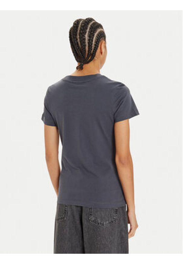 Calvin Klein Jeans T-Shirt Monologo J20J223563 Szary Slim Fit. Kolor: szary. Materiał: bawełna