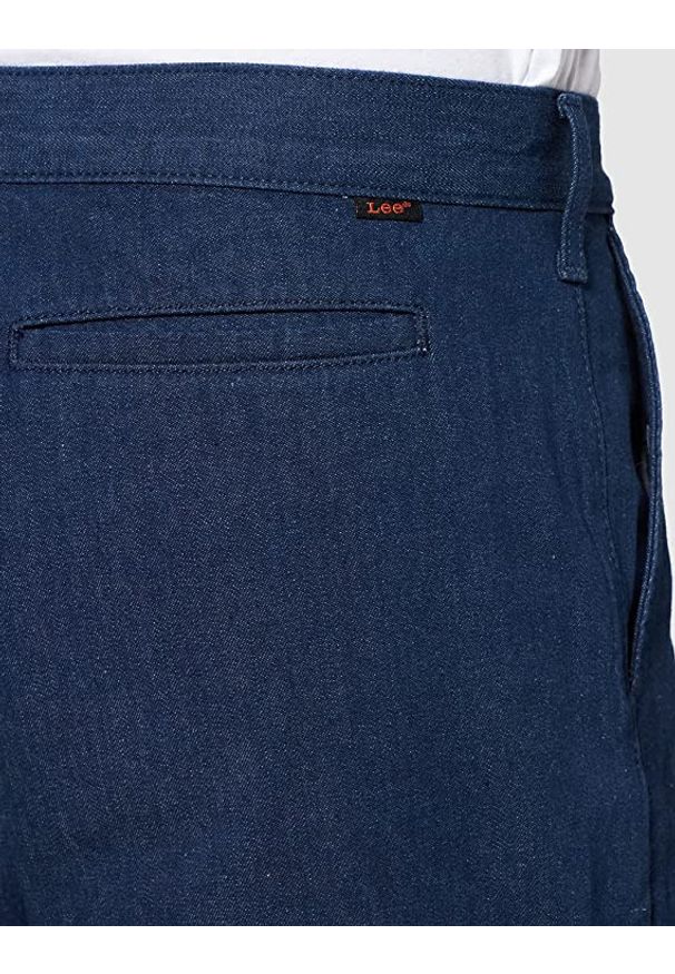 Lee - LEE RELAXED CHINO MĘSKIE SPODNIE JEANSOWE JEANSY DŻINSY RINSE L73NKE36 112120721