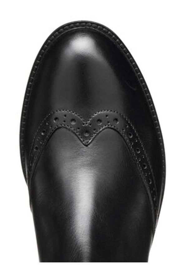 Geox Sztyblety D Jaylon 2 D56QAA 043NH C9999 Czarny. Kolor: czarny. Materiał: skóra