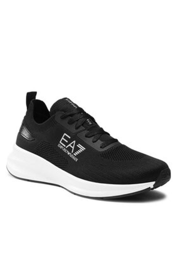 EA7 Emporio Armani Sneakersy X8X149 XK349 N763 Czarny. Kolor: czarny. Materiał: materiał
