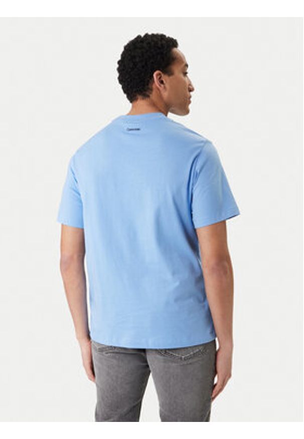 Calvin Klein Jeans T-Shirt 20s Easy LV04RF294G Niebieski Regular Fit. Kolor: niebieski. Materiał: bawełna