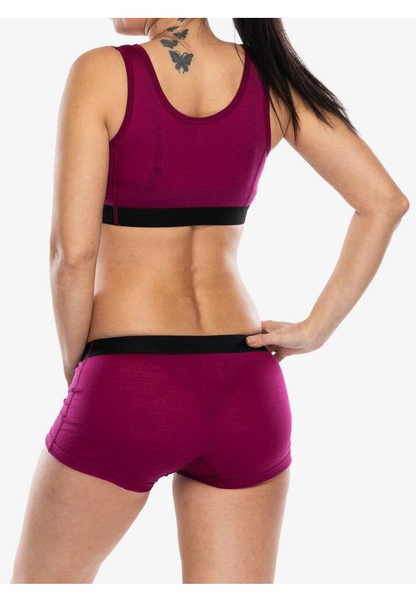SENSOR - Biustonosz termoaktywny Sensor Merino Active Bra. Kolor: fioletowy